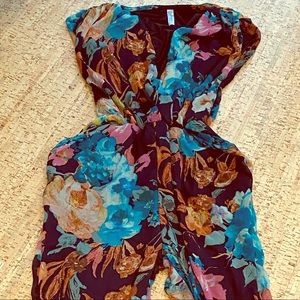 A Boutique Floral Jumpsuit